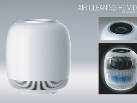 Air cleaning humidifier