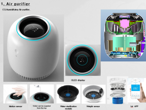 공기청정기 (Air purifier ) 설계 , 개발